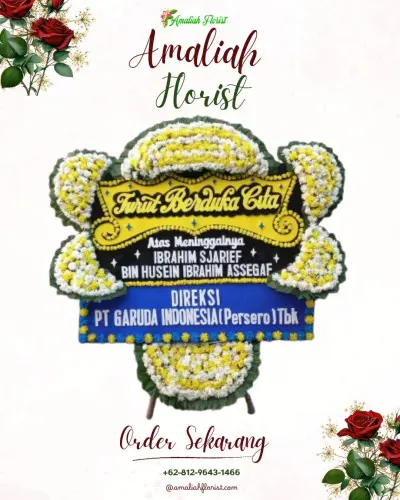 Papan Bunga Duka di Banjardowo